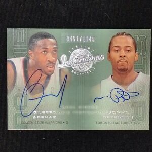 2001-02 Upper Deck Inspirations - Gilbert Arenas, Morris Peterson #461 /1149...